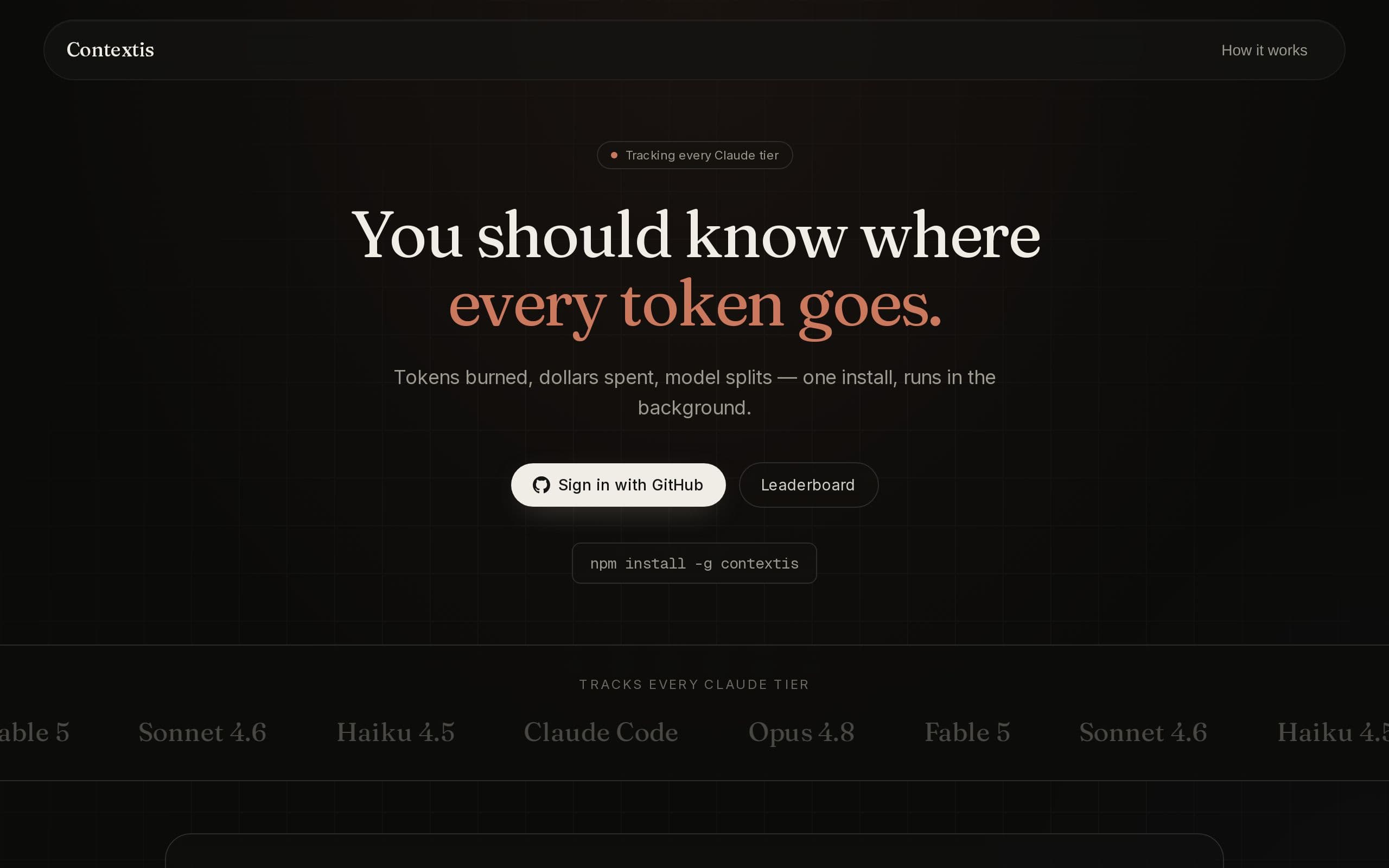 Screenshot of Contextis