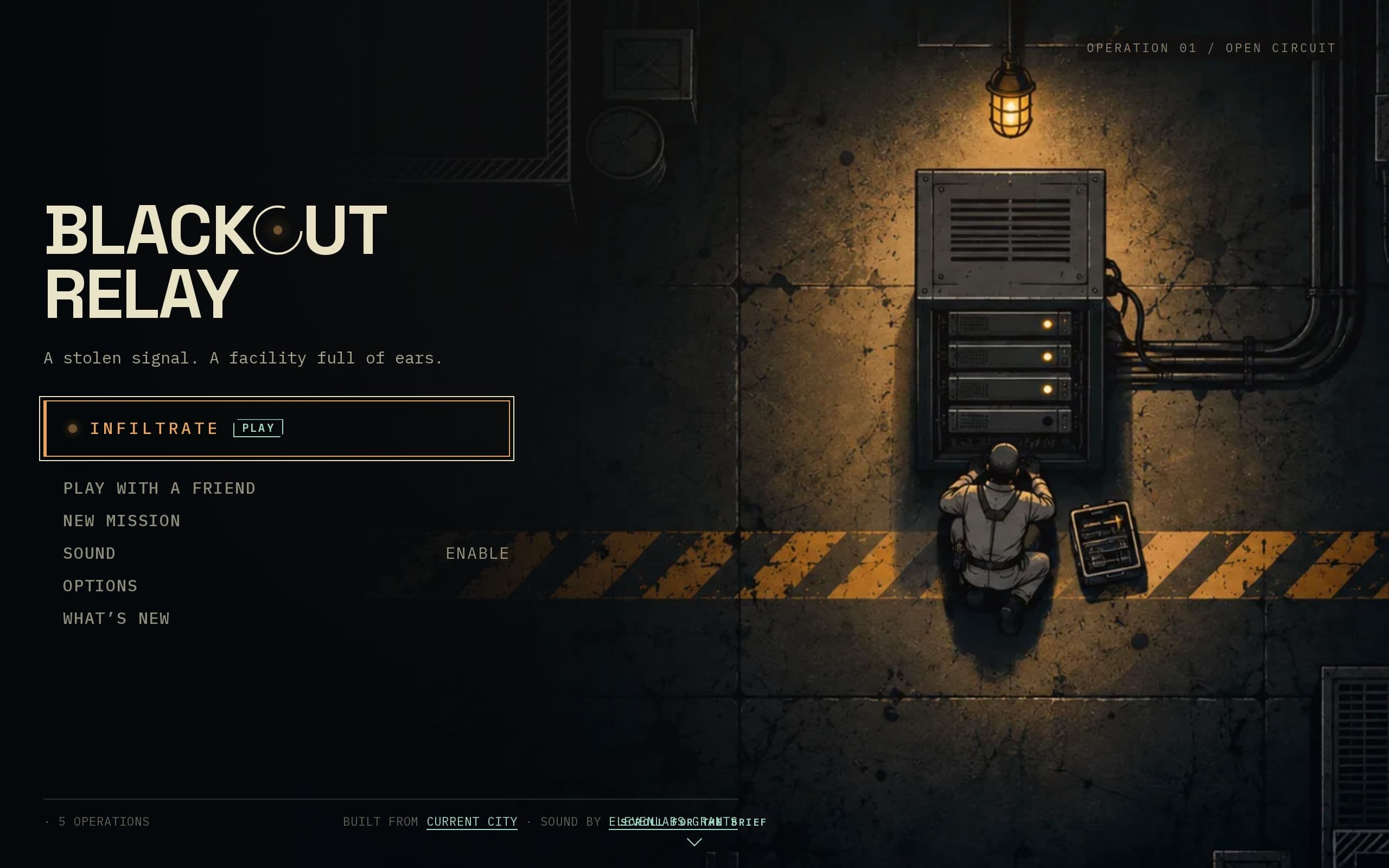 Screenshot of Blackout Relay