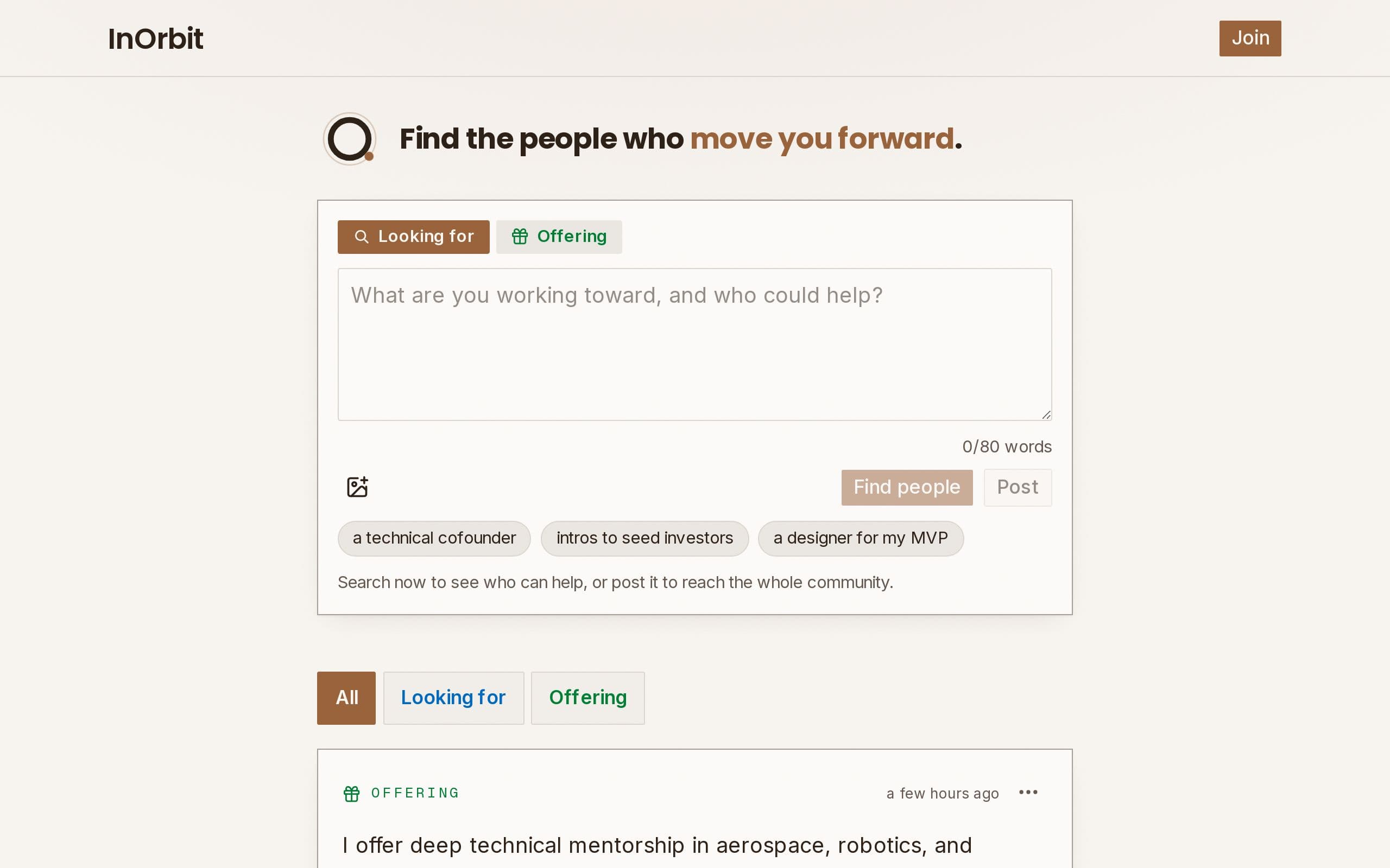 Screenshot of InOrbit